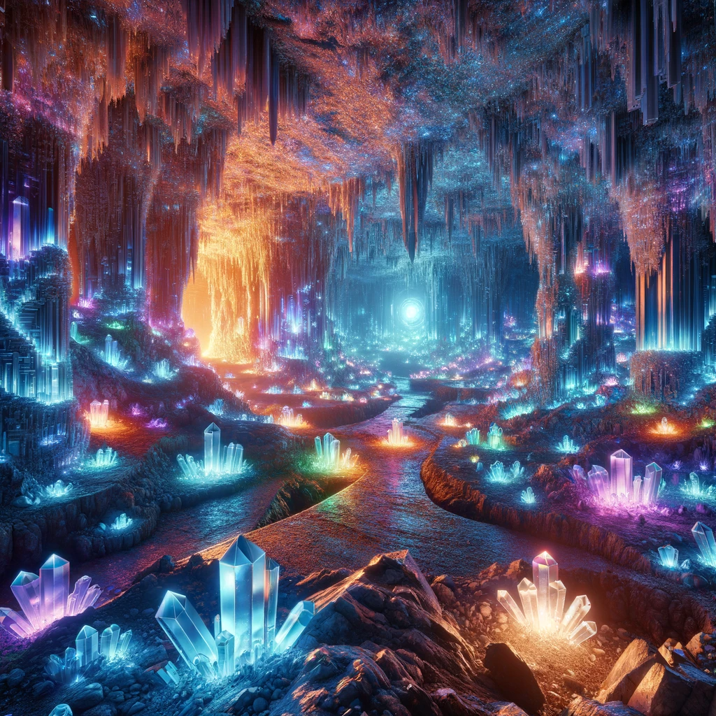 Backrooms Level -0.8: The Crystal Caves