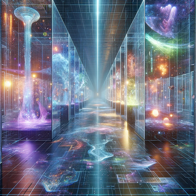 Backrooms Level 28: Hall of Holograms