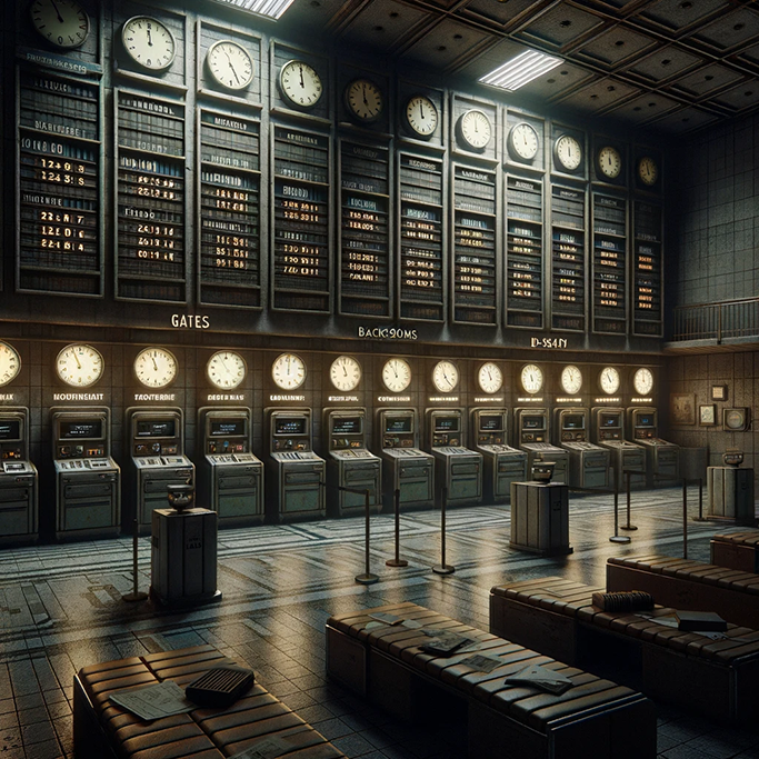 Backrooms Level 32: Time Traveler's Terminal