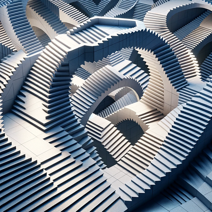 Backrooms Level 38: Unending Staircase
