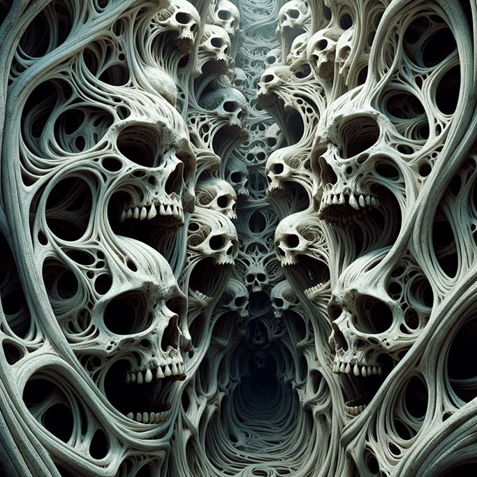 Backrooms Level 44: Boneyard Tunnels