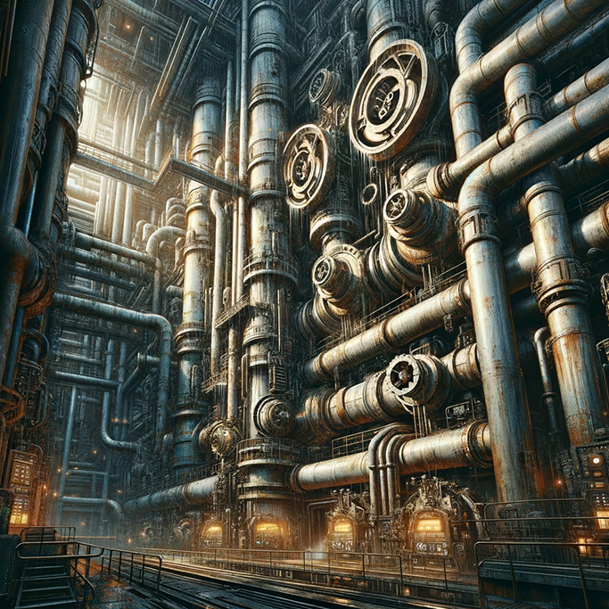 Backrooms Level 7: Pipes